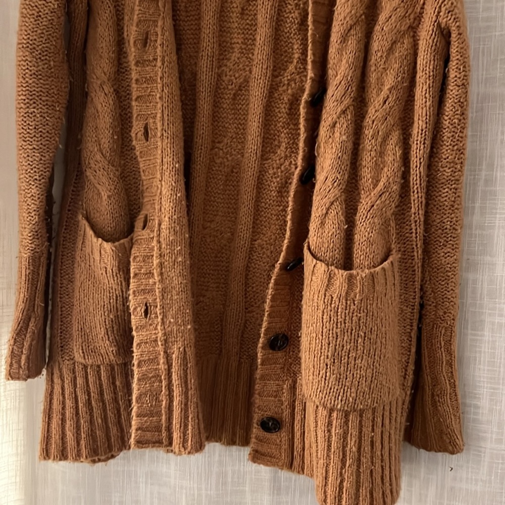 J Crew - Camel - Oversized Button Up. Size S. - image 3